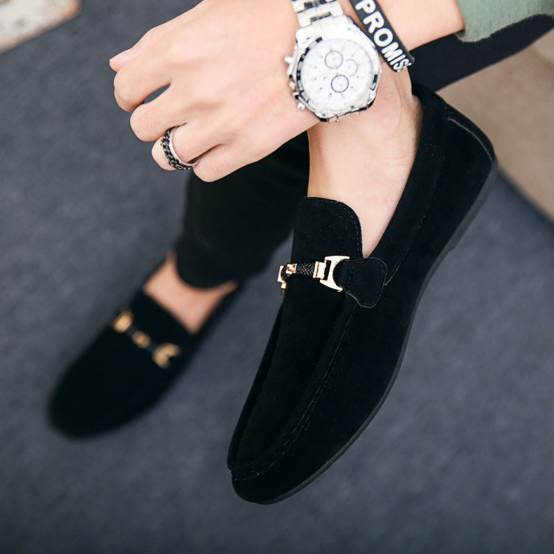 Spring casual shoes tide shoes men's fashion peas shoes men's lazy shoes set foot trend a pedal men's shoes