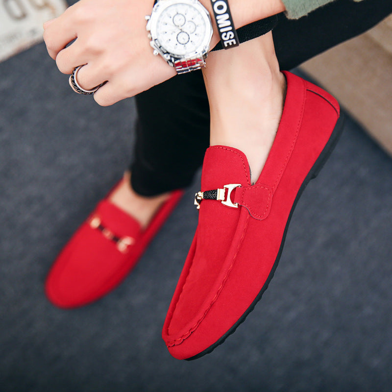 Spring casual shoes tide shoes men's fashion peas shoes men's lazy shoes set foot trend a pedal men's shoes