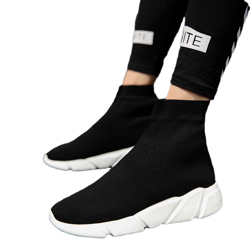 Originating women's shoes in spring and summer, new sports shoes for couples, high top casual shoes, socks, shoes, dad shoes, large sizes