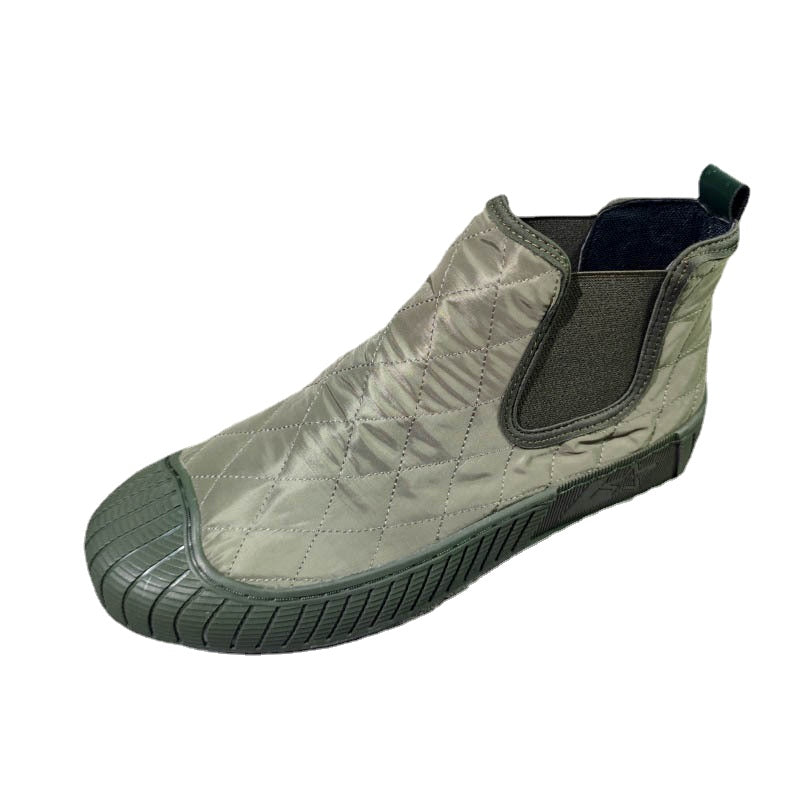 2023 spirit guy men's high-top slip-on casual shoes autumn and winter new trendy men's shoes Korean version popular cloth shoes men