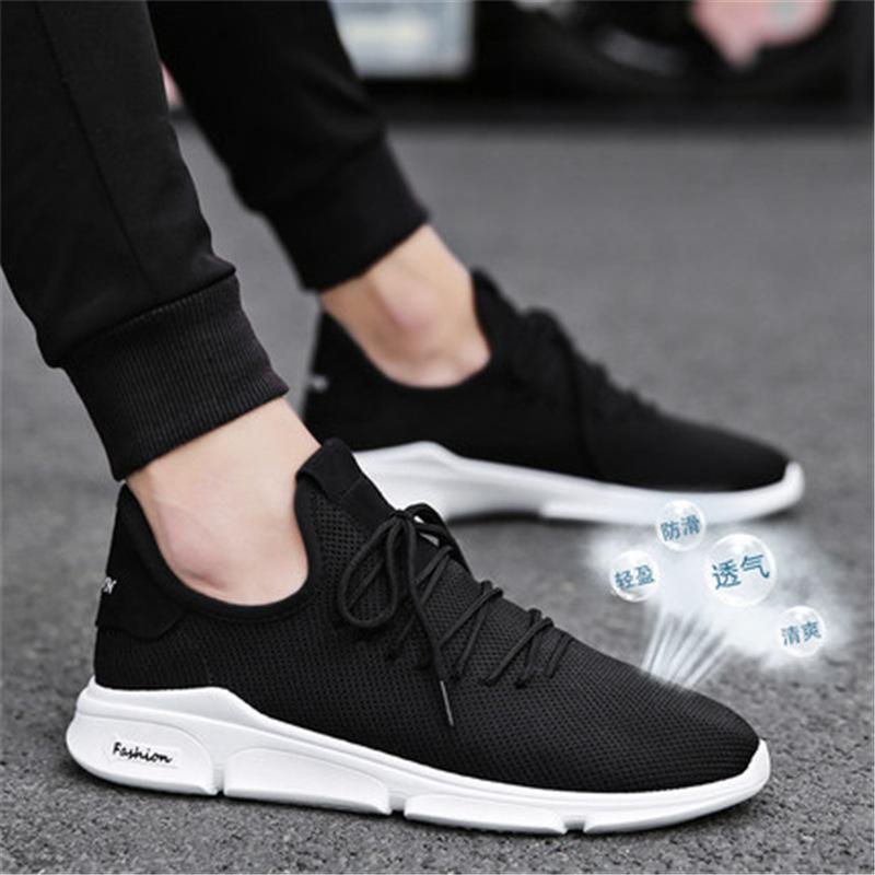 canvas student shoes men sneaker lace up casual shoes