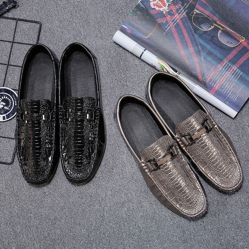 One foot pea bean shoes male 2023 spring Korean lazy shoes wild casual shoes trend shoes set foot men shoes
