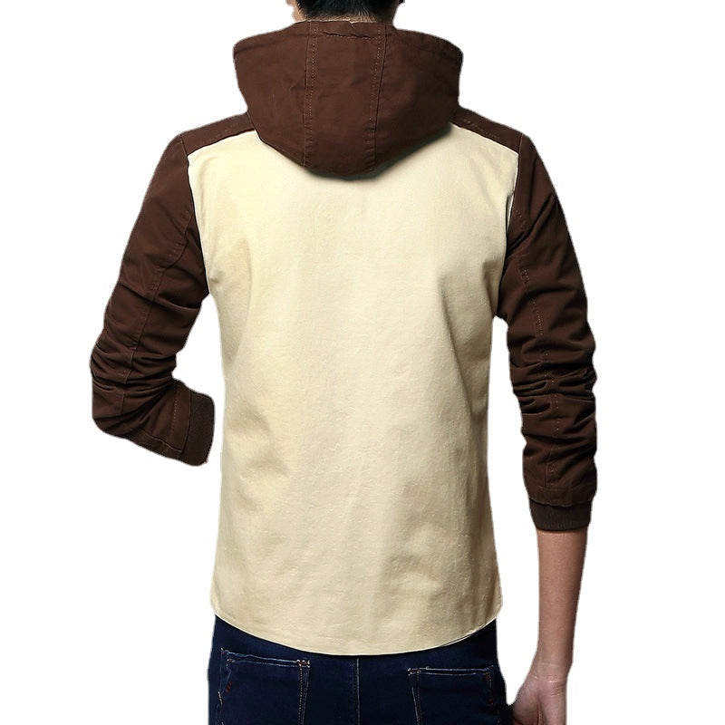 men's fashion Korean hooded men's jacket