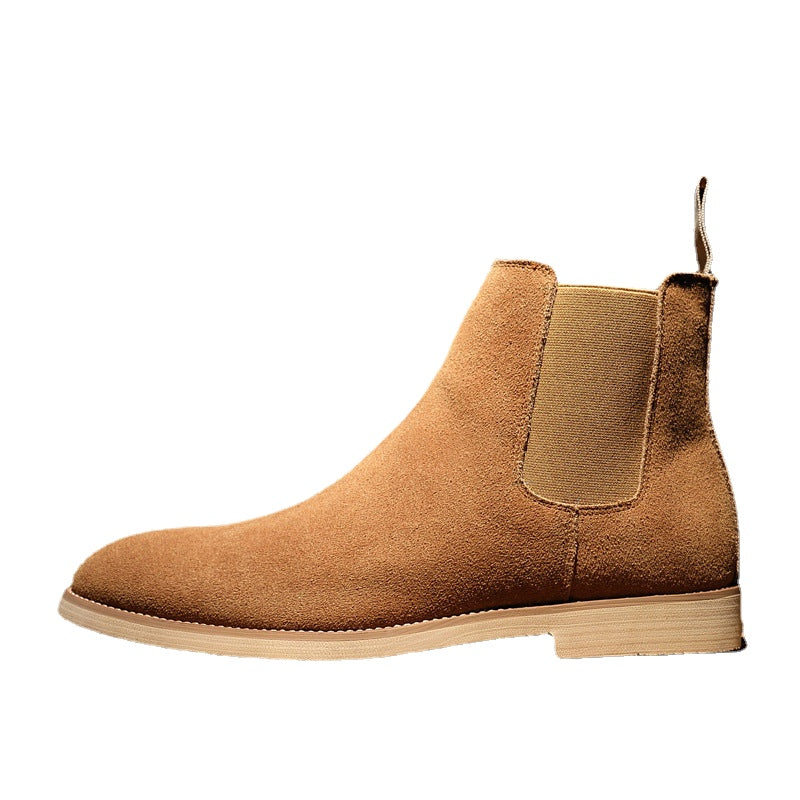 Chelsea Boots Men's Large Size 45 46 Supply Genuine Leather Autumn and Winter Men's Boots British Martin Boots Men's