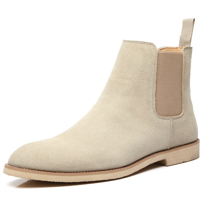 Chelsea Boots Men's Large Size 45 46 Supply Genuine Leather Autumn and Winter Men's Boots British Martin Boots Men's