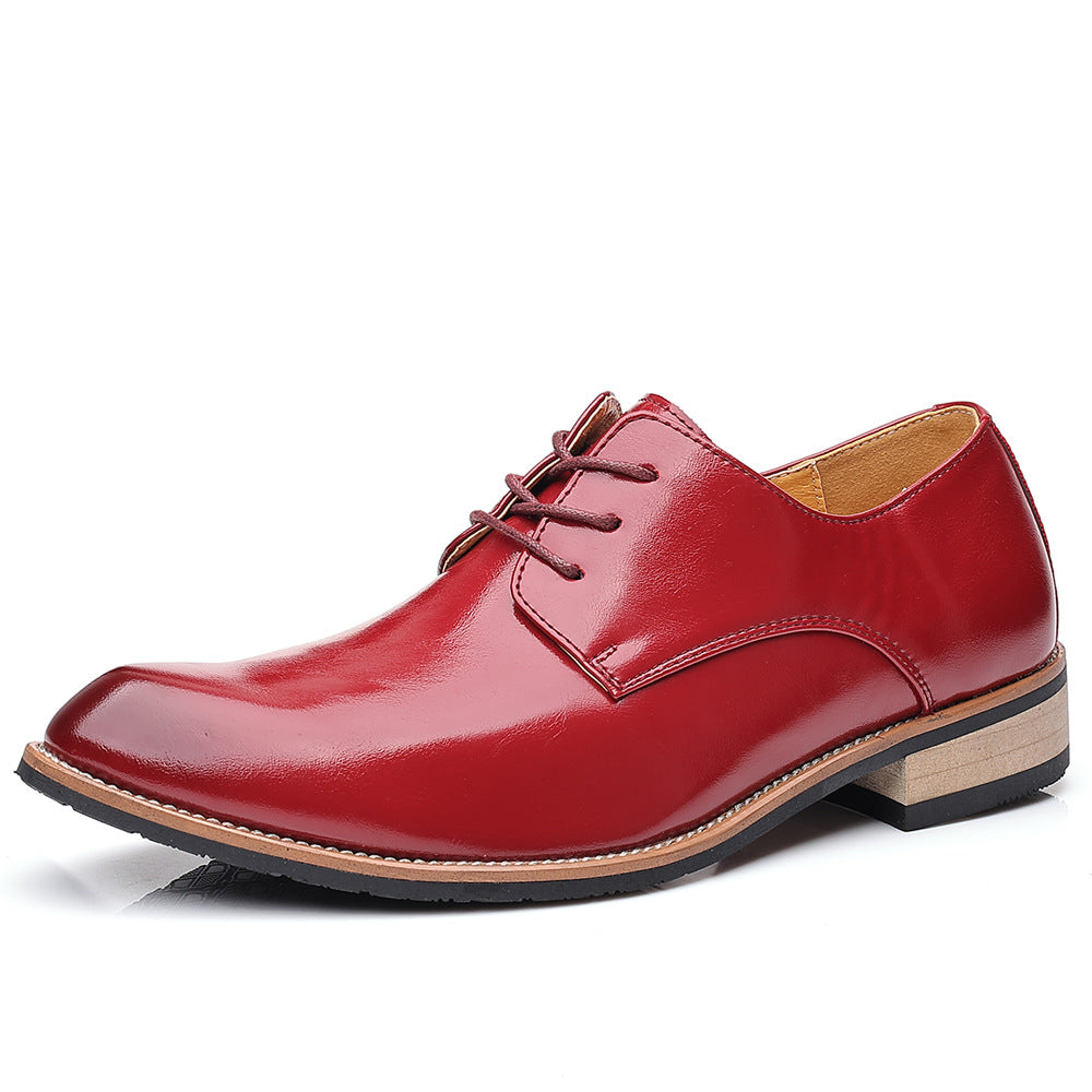 Versatile New Men's Shoes Business Dress Work Shoes Men's English Style Soft Sole Black Professional Casual Leather Shoes Men