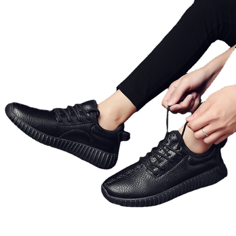 [1 pair of free shipping] Autumn/Winter plush men's shoes, winter running and sports shoes, young men's casual shoes