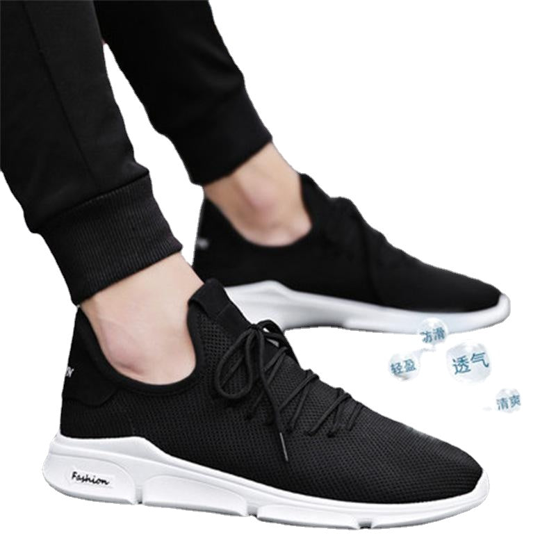 canvas student shoes men sneaker lace up casual shoes