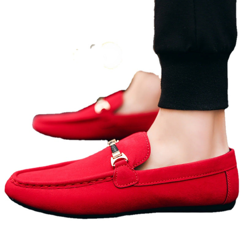 Spring casual shoes tide shoes men's fashion peas shoes men's lazy shoes set foot trend a pedal men's shoes