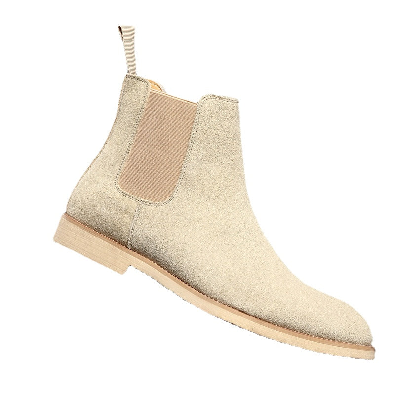 Chelsea Boots Men's Large Size 45 46 Supply Genuine Leather Autumn and Winter Men's Boots British Martin Boots Men's
