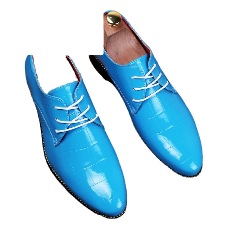 men's business casual men's shoes England increased groom knot