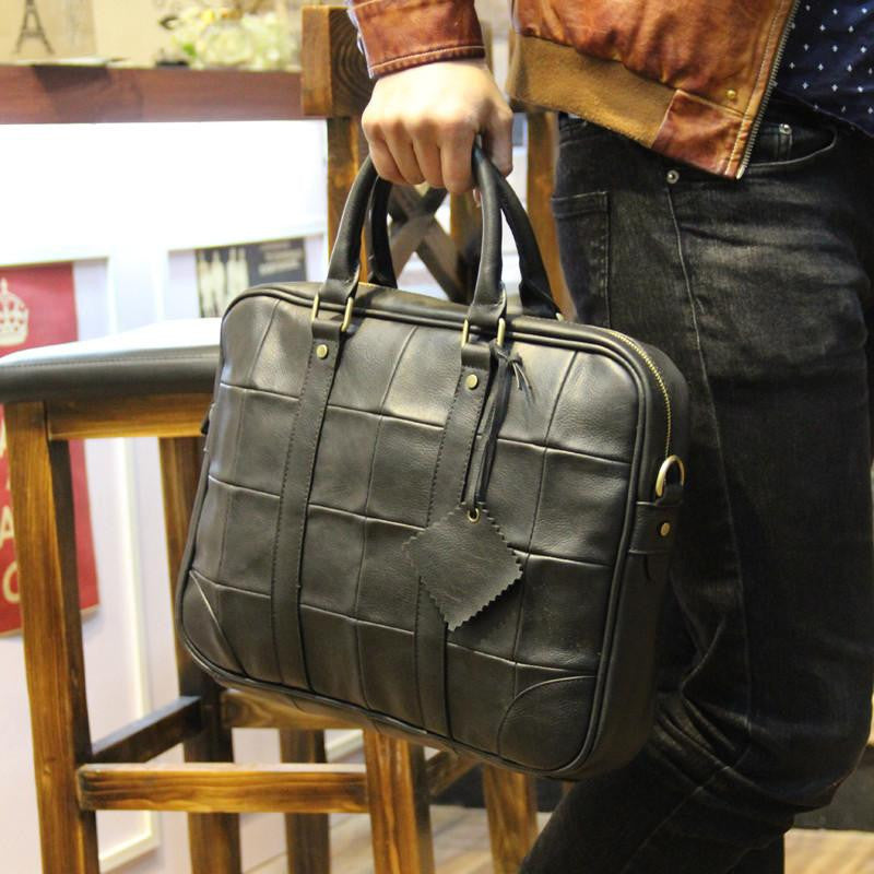 men fashion leather business bag