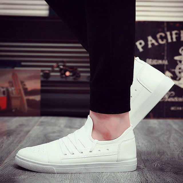 men's leather casual shoes